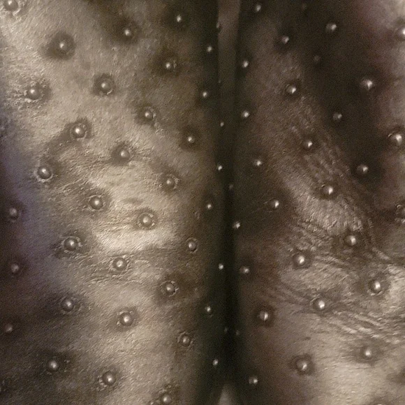 🎁FEELING LUCKY.  🎁🎁 Pewter  Slings with studs.. 2.5 heel.  As pictured - Picture 7 of 8